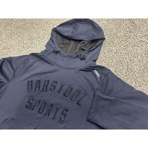 UNRL X Barstool Golf Hoodie Sweatshirt Men Small Pullover Black No Flaws